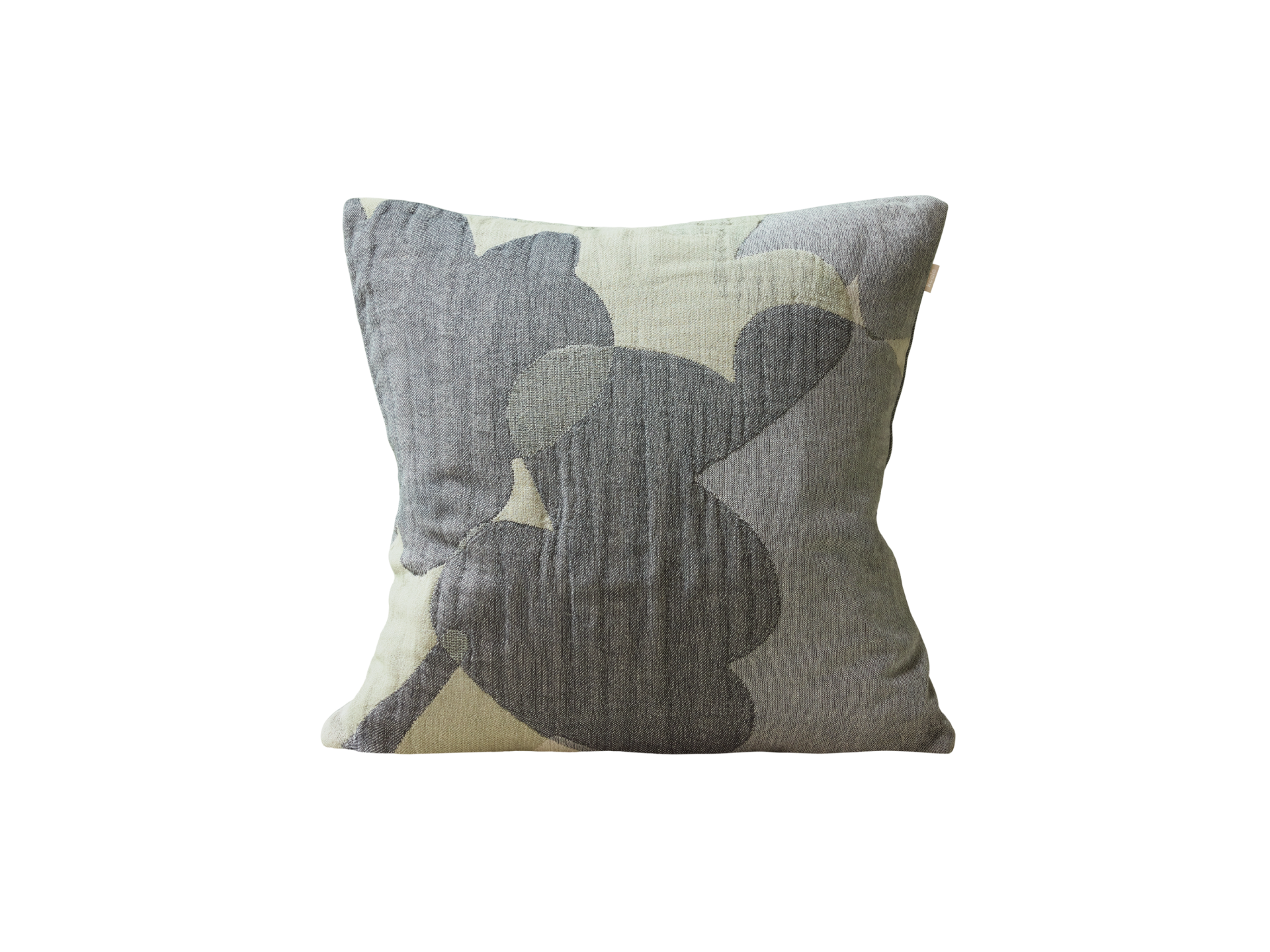ツリートップスクッションカバー | オーガニック綿×植物モチーフが
