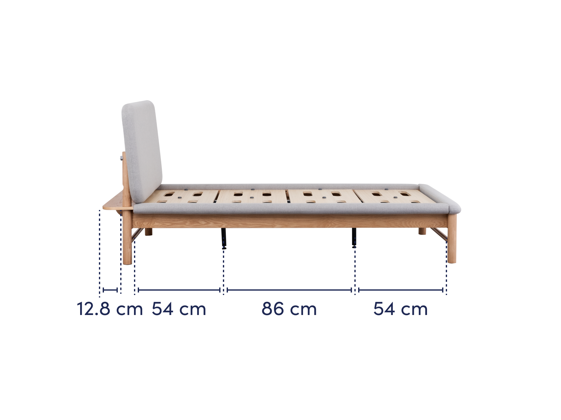 コアラファブリックベッドフレーム シングル 高さ 100cm x 幅 115cm x 奥行 230.3cm