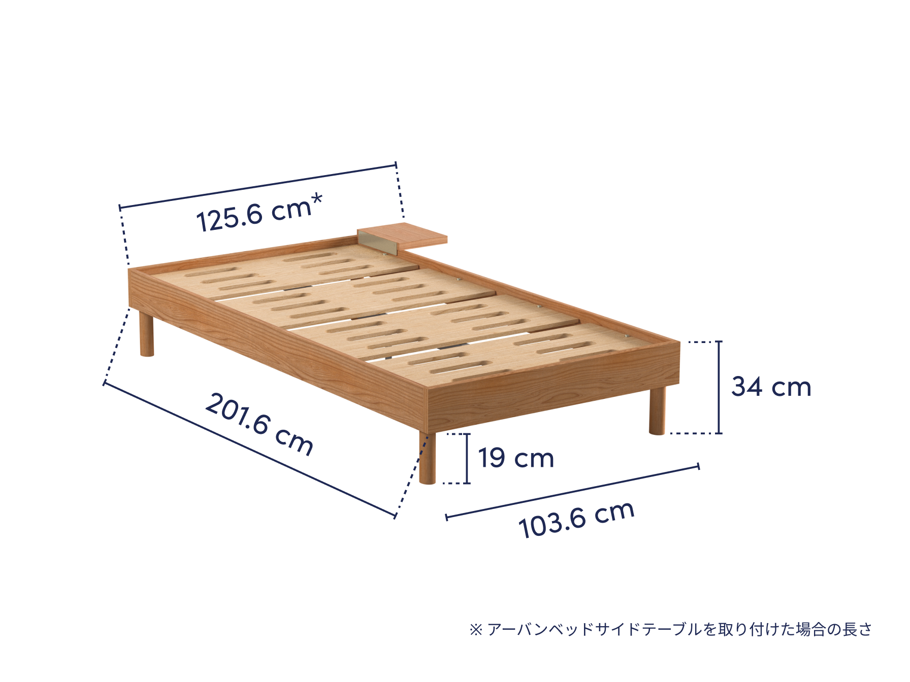 コアラアーバンベッドフレーム|読書に最適なヘッドボード付き コアラアーバンベッドフレーム|読書に最適なヘッドボード付き