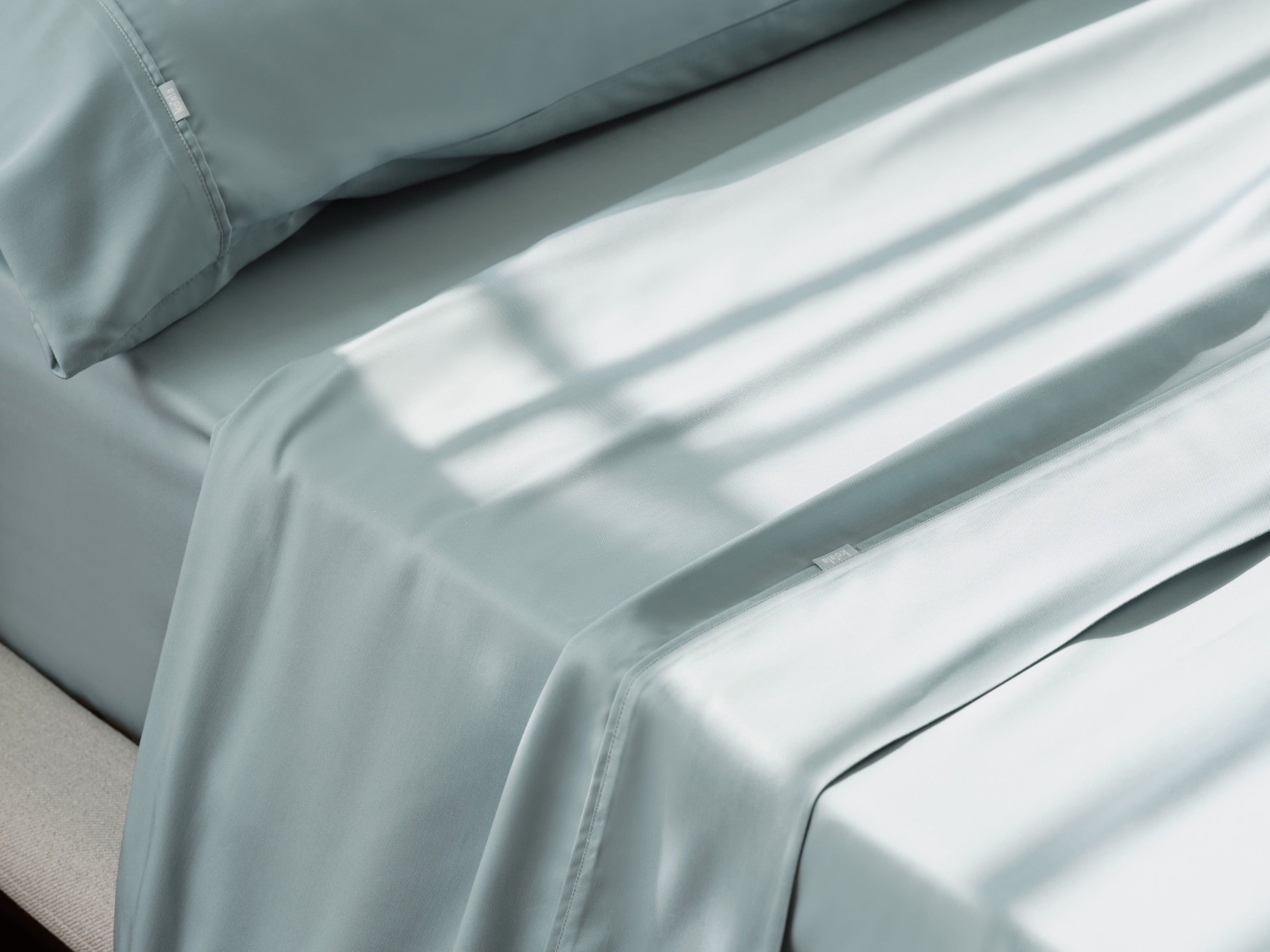 ボックスシーツ ライトブルー