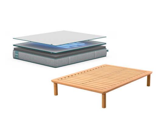 コアラマットレスプラス PLUS PolarBands® & MIRAIKUSTOM ミライカスタムベッドフレーム セット