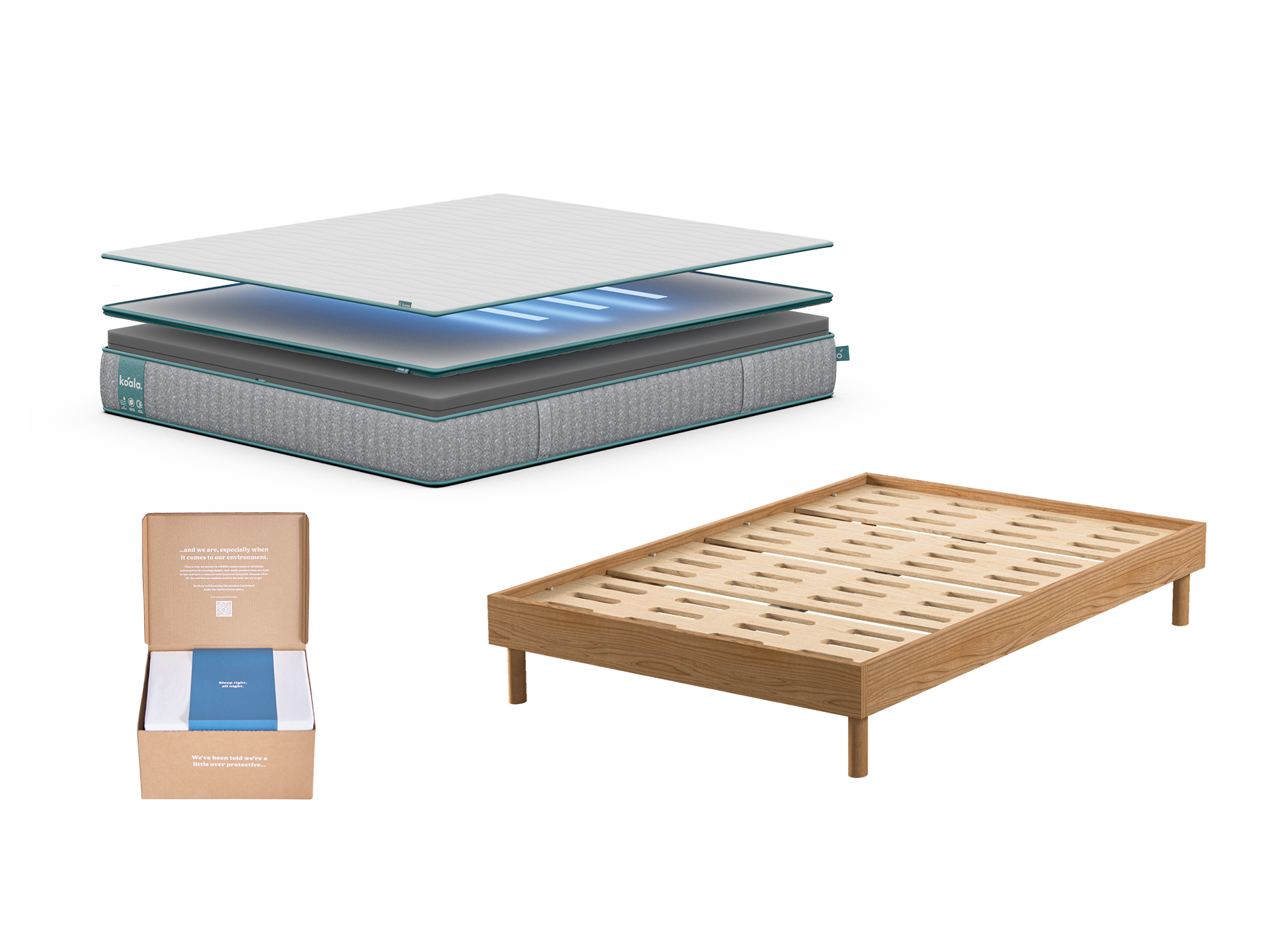 【選べる寝心地にアップグレード】 コアラマットレスプラス PLUS PolarBands® 3点セット