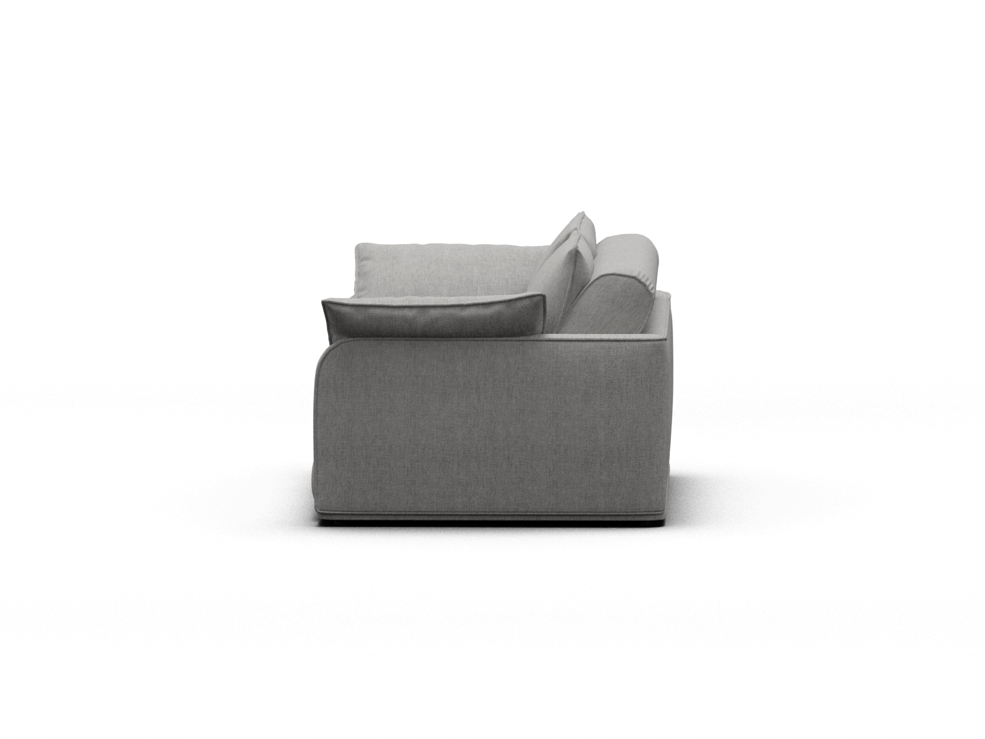 コアラソファーベッド CUSHY - 2人掛け（セミダブル） / ムーンライトシルバー (プレミアム ライン)