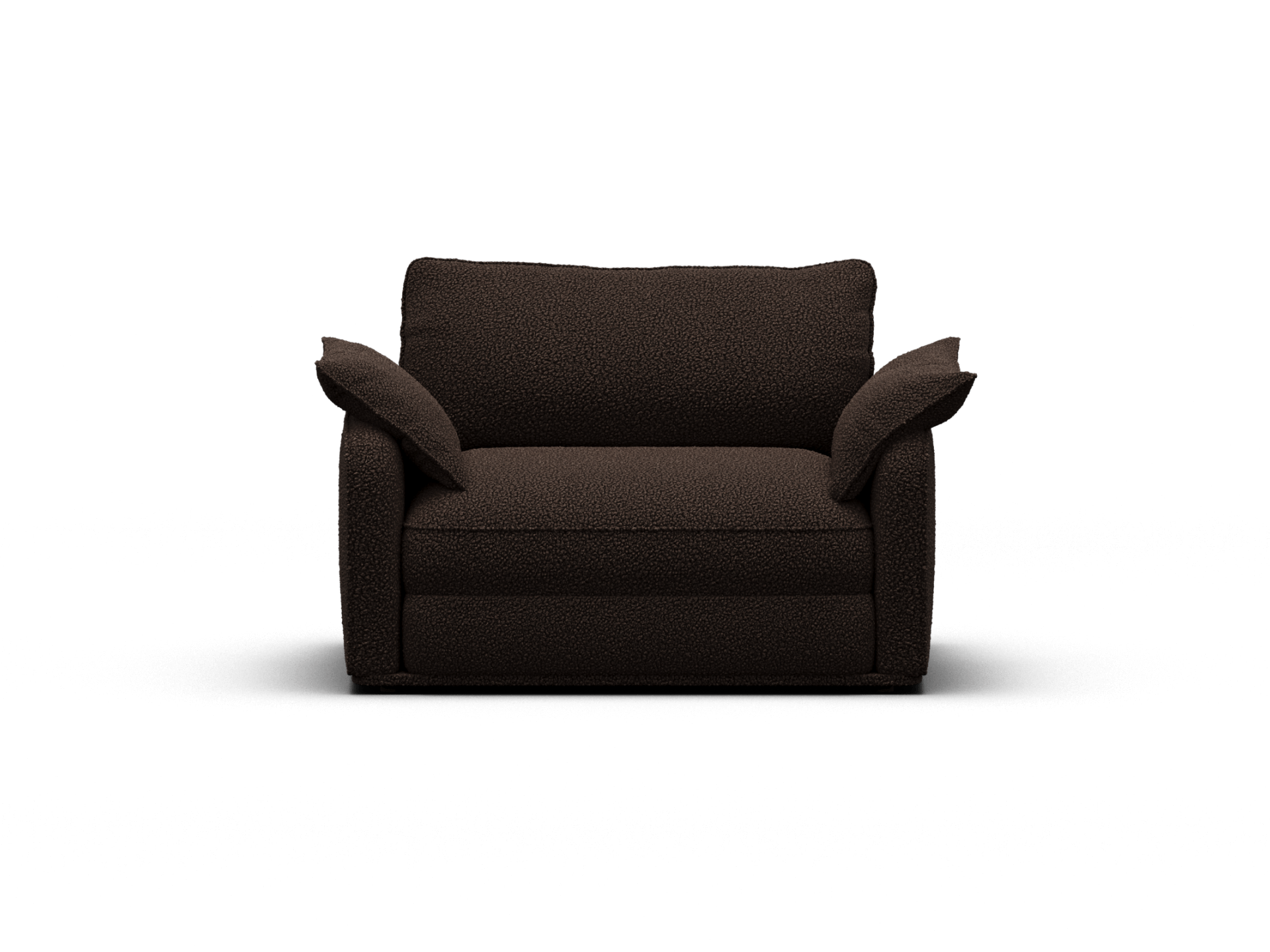 コアラソファーベッド CUSHY - 1人掛け（シングル） / カカオノワール (リュクス ライン)