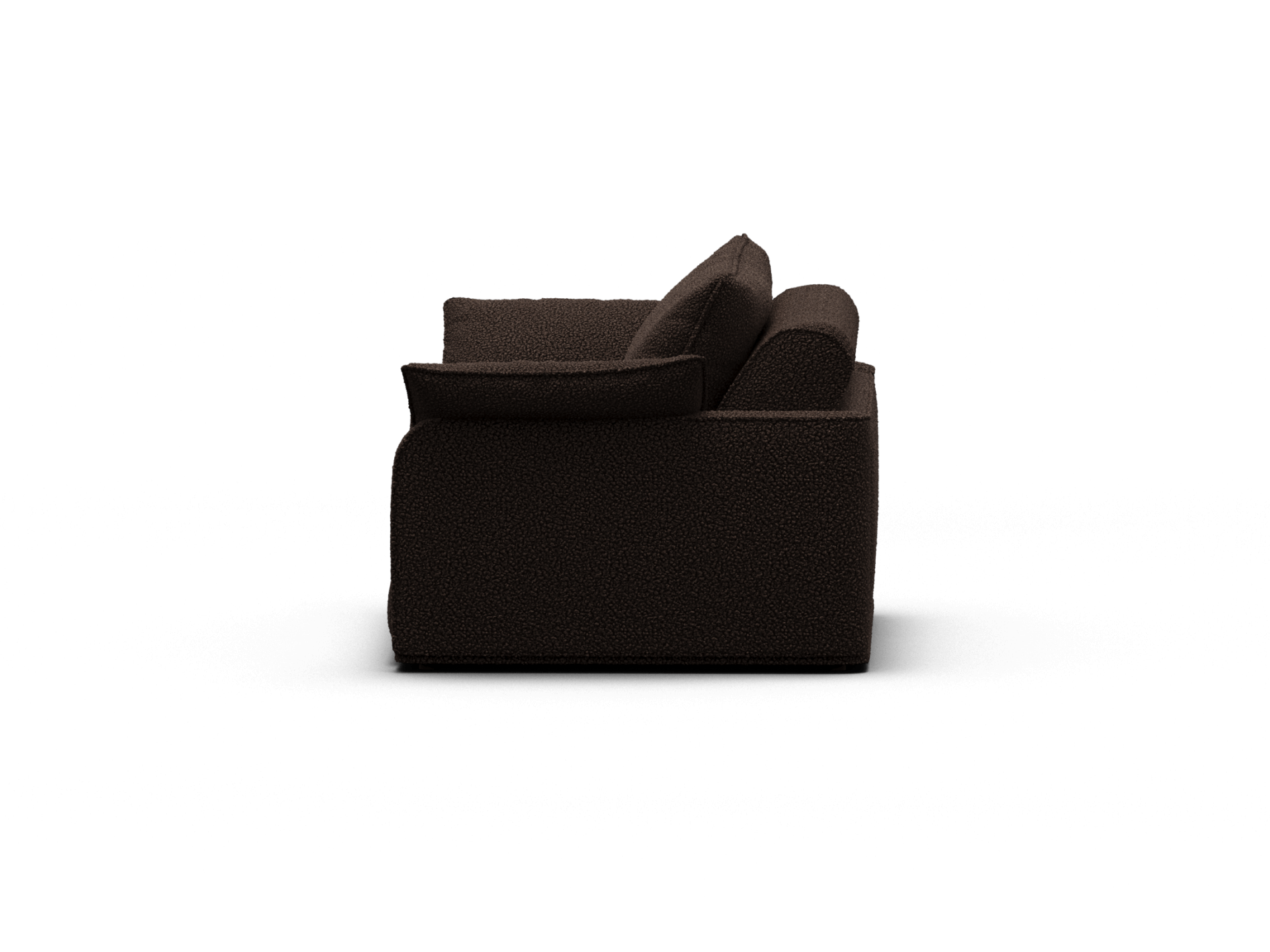 コアラソファーベッド CUSHY - 1人掛け（シングル） / カカオノワール (リュクス ライン)