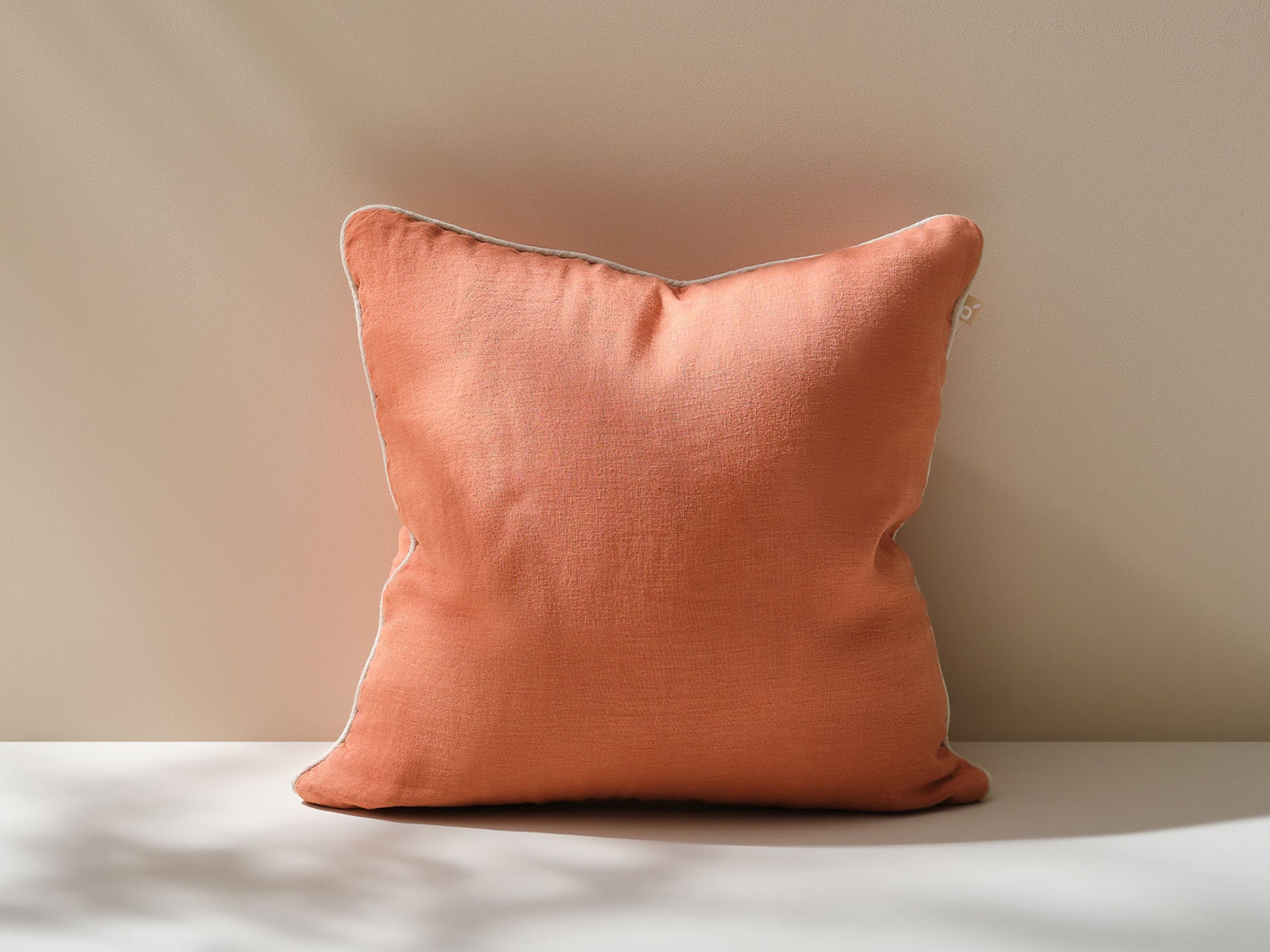 パントン ジオメトリー ファブリック クッションカバー 橙 正規品 Panton ベルベットコード クッションカバー 450×450 オレンジ（129