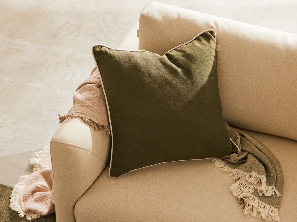 ヤーンクッションカバー｜自然な質感が心地よいクッションカバー